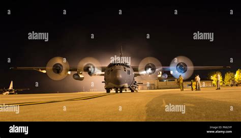 A Us Air Force Ac 130u Spooky Gunship From The 4th Special Operations