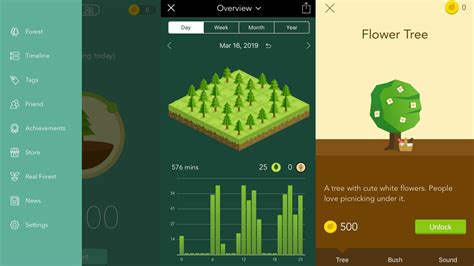 Review The Forest App Helps You Go Phone Free By Planting Trees Mashable