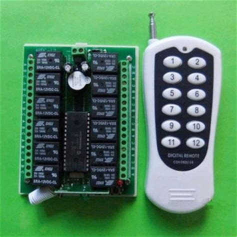 Dc 12v 124681215 Channel Wireless Rf Remote Control Transmitter
