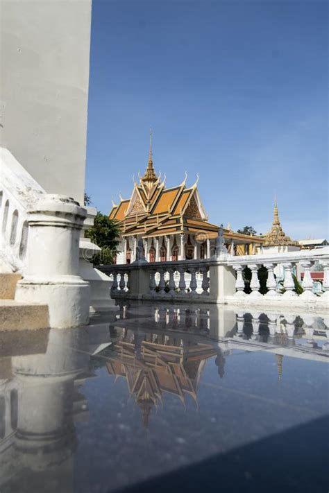 Cambodia Phnom Penh Royal Palace Silver Pagoda Editorial Stock Image