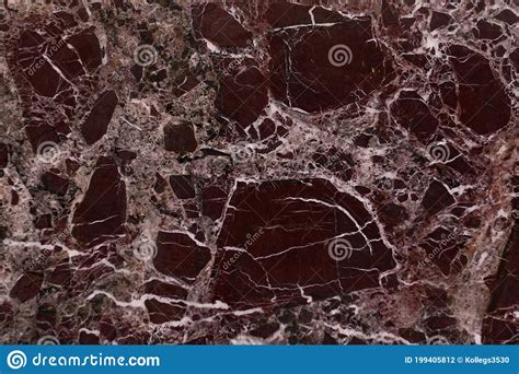 The Polished Red Marble Texture The Finishing Stone Stock Photo