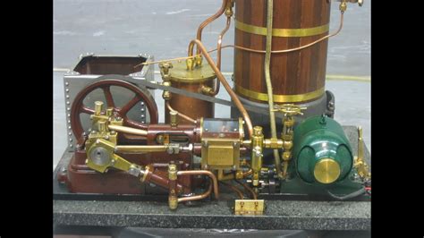 Model Steam Engine With Generator Youtube