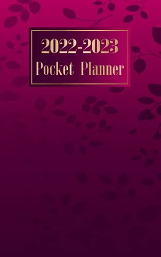 2022 2023 Pocket Planner Two Year Monthly Calendar Planner January