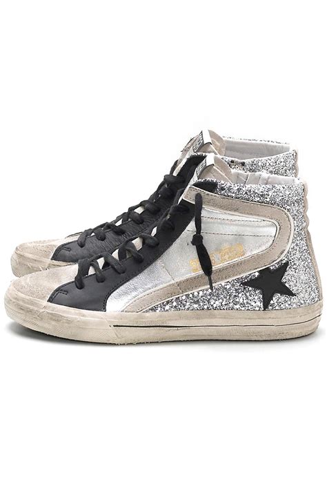 Finally, a fitness app designed with you in mind. Golden Goose Deluxe Brand Slide Sneakers In Silver Glitter ...