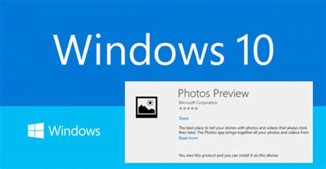 Photos Preview Universal App Updated By Microsoft On