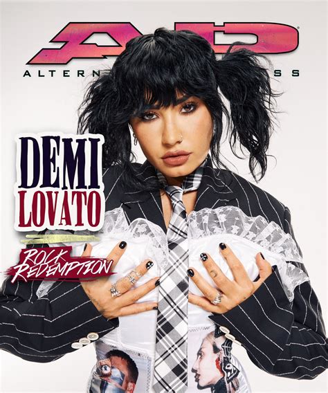 Rosalio On Twitter Rt Popbase Demi Lovato Graces The Cover Of Alternative Press Magazine
