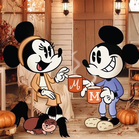 Minnie Mouse On Instagram “a Cozy Fall Morning With My Love ☕🧡 Tag