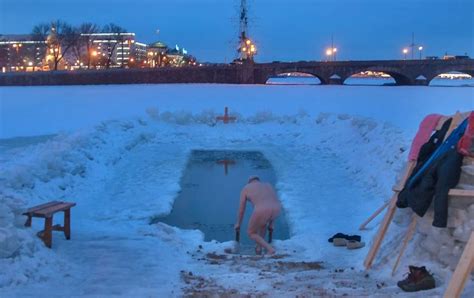 Freezing Ice Swimming In Russia Crazy Siberian Winter Reckon Talk Swimming Ice Baths