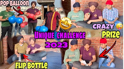 Unique Challenges With Friends 🤩2023crazy Challenges😜 Funniest Challenge 😂 Lotey Vlogs