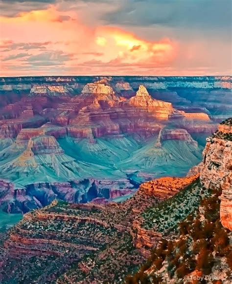 Grand Canyon Sunset Arizona Grand Canyon Sunset Beautiful Places