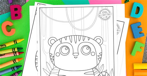 Tiger coloring pages let children take an adventure into the jungle with the big wild cats. Download These Adorable Free Baby Tiger Coloring Pages
