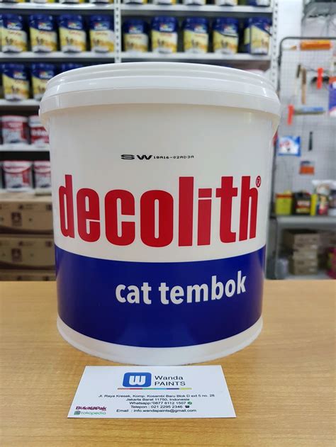 Jual CAT TEMBOK DECOLITH 5KG di lapak Wanda PAINTS wandapaints