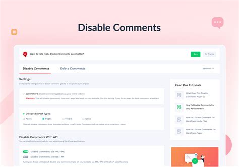 Disable Comments - Remove Comments & Protect From Spam 