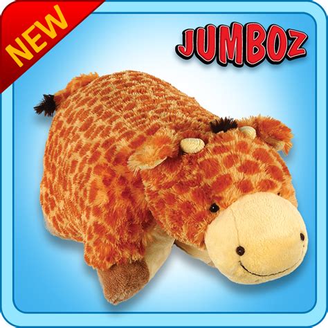 Authentic Pillow Pets Jolly Giraffe Huge Xxl 30 Jumboz Plush Toy T