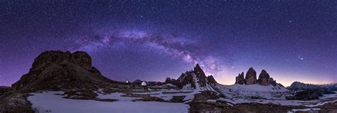 Chasing The Milky Way In The Dolomites Think Orange