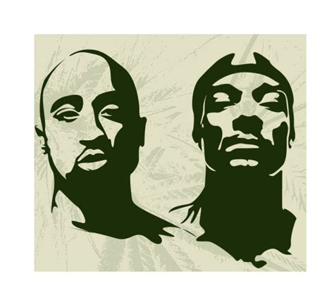 2pac And Snoop Dogg Stencils By Seanjj On Deviantart