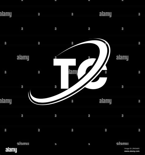tc t c letter logo design initial letter tc linked circle uppercase monogram logo red and blue