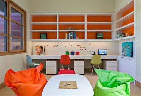 How To Infuse Multiple Accent Colors In A Room Study Room Design
