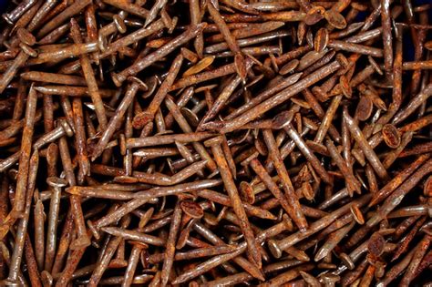 Premium Photo Rusty Nail Many Rusted Nails Group Of Iron Rust Metal