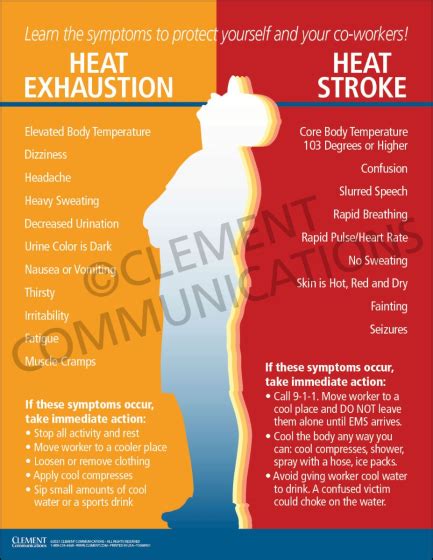 Heat Exhaustion Heat Stroke Symptoms
