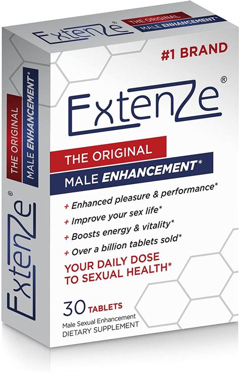 Extenze Original Formula Male Enhancement Tablets For Sexual Health 30 Ea