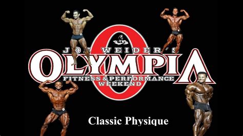 Aspirantes A Ganar El Mr Olympia Classic Physique Youtube