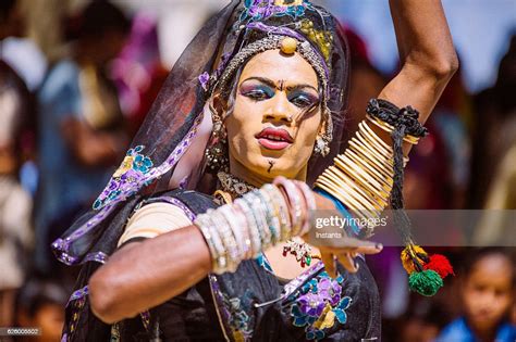 Indian Hijra Dancer High Res Stock Photo Getty Images