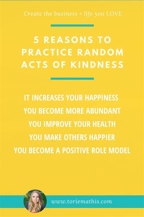 5 reasons to practice random acts of kindness random acts of kindness positive role model