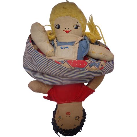Topsy Turvy Doll From Cuba C1940s From Deadpeoplesthings On Ruby Lane