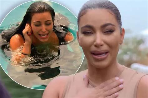 kim kardashian s daughter mocks her with crying face impression after watching kuwtk clip