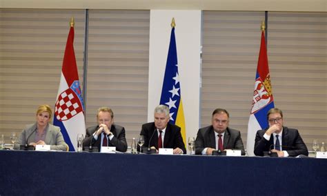 Presidents Of Bih Croatia And Serbia Meet For More Economic