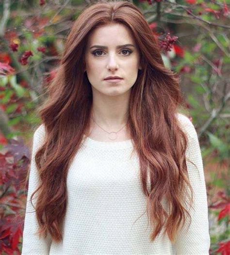 The modern way of feathering long. Sexy Hair Trends: Auburn Hair Color Ideas You Must Try