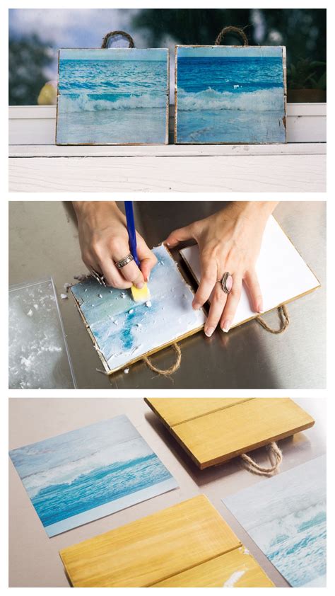 Make These Easy And Gorgeous Wood Block Photo Transfer Prints Its