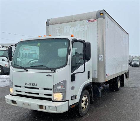 Isuzu NPR HD Ft Box Truck HP Speed Automatic Liftgate For Sale Miles