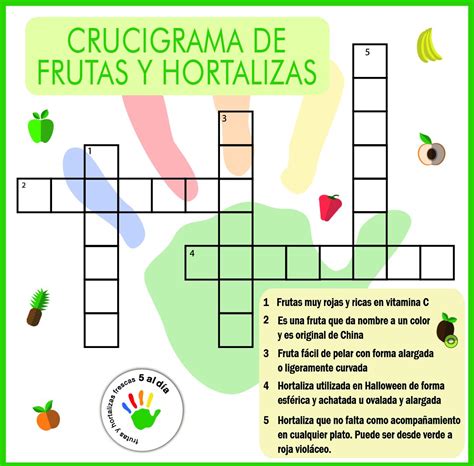 Lista 104 Foto Resuelto Crucigrama De Frutas Y Verduras Contestado Lleno
