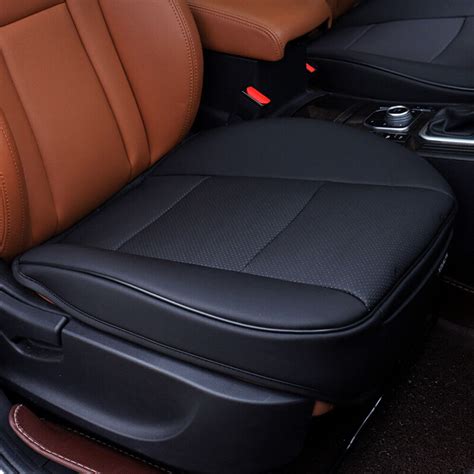 car suv truck front seat cover pu leather breathable cushion pad mats universal ebay