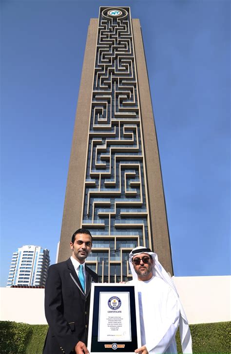 The Maze Tower Skyscraper In Dubai Features The Worlds Largest