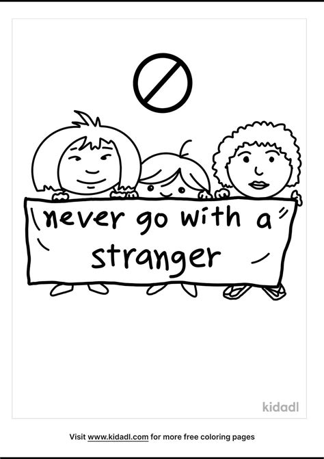 Yell And Tell 13 Free Printables About Stranger Danger From Free For