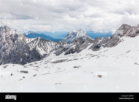 Zugspitze Mountain The Highest Point In Germany Stock Photo Alamy