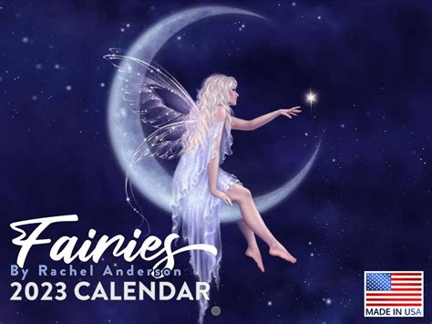 Buy Rachel Anderson Fairy Calendar 2023 Monthly Wall Hanging Calendars