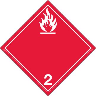 Class 2 1 Flammable Gases Workplace Hazardous Safety Products