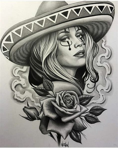 Pin By Charlie Tatuador On Tattoo Chicano Drawings Chicano Art