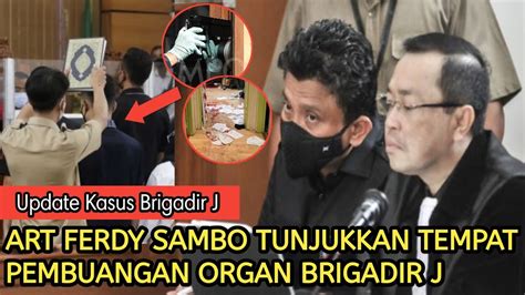 Merinding Art Ferdy Sambo Tunjukkan Tempat Pembuangan Organ Tubuh