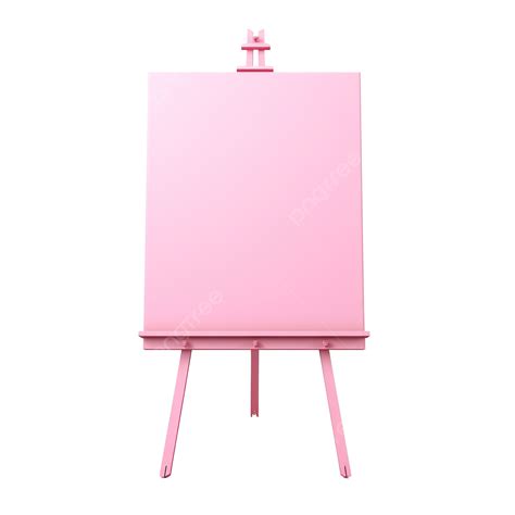 Pink Drawing Easel Drawing Painting Art Png Transparent Image And