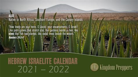 Hebrew Israelite Calendar 2021 2022 — Kingdom Preppers