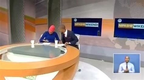 Kenyan Tv Unveils Husband And Wife News Team Bbc News