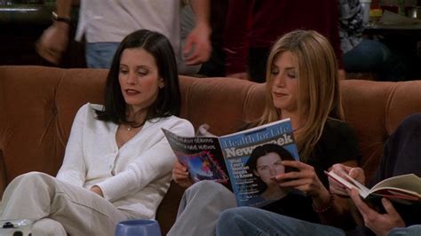 Newsweek Magazine Held By Jennifer Aniston Rachel Green In Friends