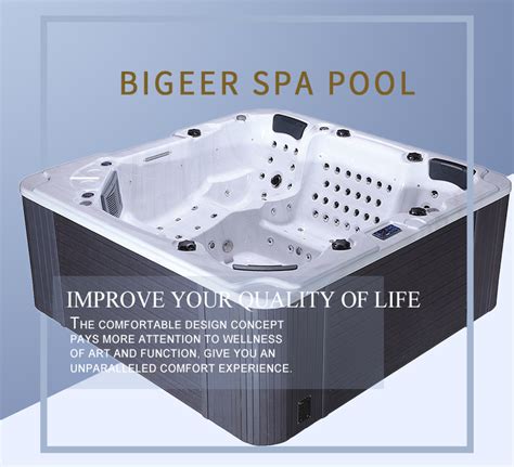 2019 Hot Sales Luxury Acrylic Whirlpool Endless Swimming Massage Spa