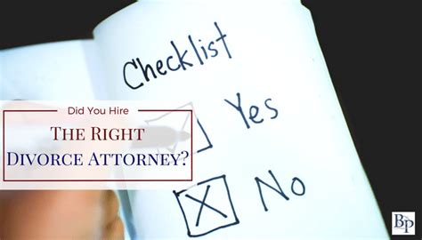 Signs You Hired The Right Divorce Attorney Brian D Perskin
