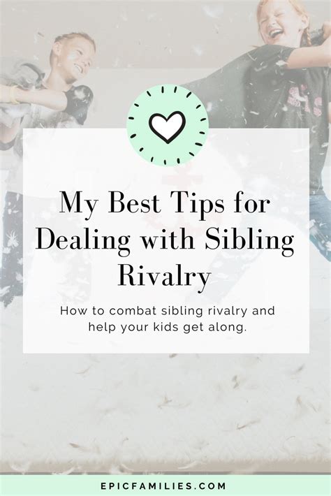 My Best Tips For Dealing With Sibling Rivalry Thrive Global